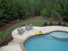 Sod, Landscaping around pool
